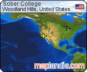 Sober College satellite map