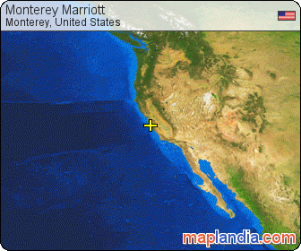 Monterey Marriott satellite map