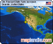 Jim Rinehart State Farm Insurance satellite map