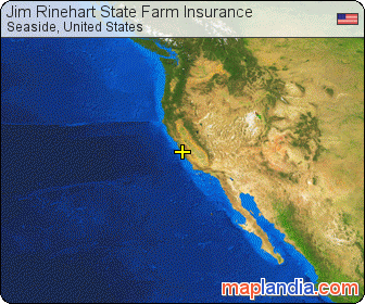 Jim Rinehart State Farm Insurance satellite map