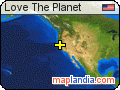 Love The Planet satellite map