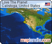 Love The Planet satellite map