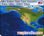 Mike Bratton State Farm Insurance satellite map