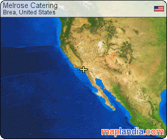 Melrose Catering satellite map