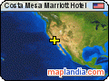 Costa Mesa Marriott Hotel satellite map