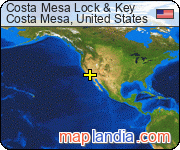 Costa Mesa Lock & Key satellite map
