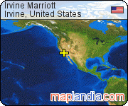 Irvine Marriott satellite map