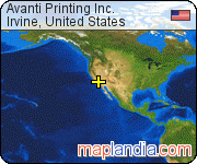 Avanti Printing Inc. satellite map
