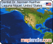 Dentist Dr. Norman Huefner satellite map