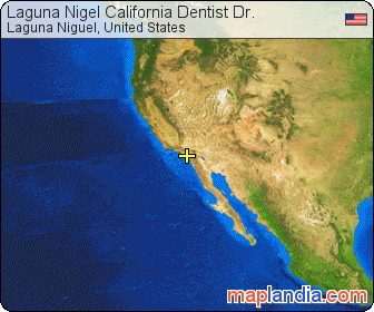 Laguna Nigel California Dentist Dr. satellite map