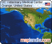 OC Veterinary Medical Center satellite map