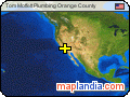 Tom Moffett Plumbing Orange County satellite map