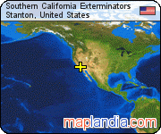 Southern California Exterminators satellite map
