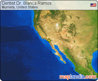 Dentist Dr. Blanca Ramos satellite map