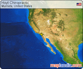 Hoyt Chiropractic satellite map