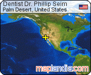 Dentist Dr. Phillip Seim satellite map