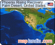 Phoenix Rising Recovery satellite map