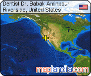 Dentist Dr. Babak Aminpour satellite map