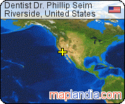 Dentist Dr. Phillip Seim satellite map