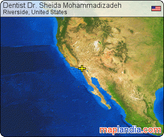 Dentist Dr. Sheida Mohammadizadeh satellite map