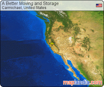 A Better Moving and Storage satellite map