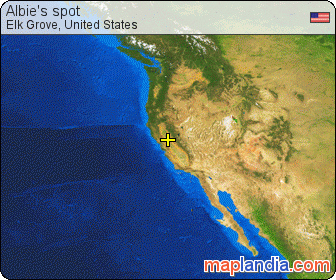 Albie's spot satellite map