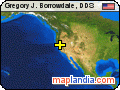 Gregory J. Borrowdale, DDS satellite map