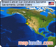 Breast Cancer Car Donations Sacrame satellite map