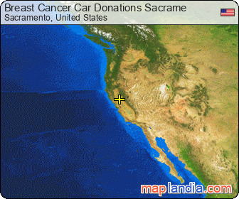 Breast Cancer Car Donations Sacrame satellite map