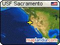 USF Sacramento satellite map