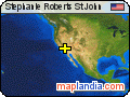 Stephanie Roberts St John satellite map