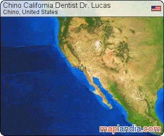 Chino California Dentist Dr. Lucas  satellite map