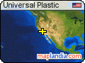 Universal Plastic satellite map