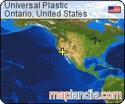 Universal Plastic satellite map