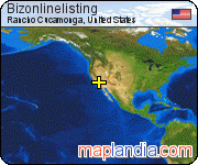 Bizonlinelisting satellite map