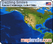 Dazzling Smiles satellite map