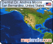 Dentist Dr. Andrea Moore satellite map
