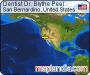 Dentist Dr. Blythe Peel satellite map