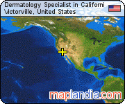 Dermatology Specialist in Californi satellite map