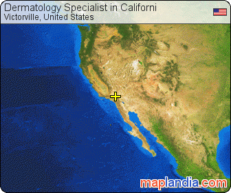Dermatology Specialist in Californi satellite map