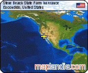 Steve Beach State Farm Insurance satellite map