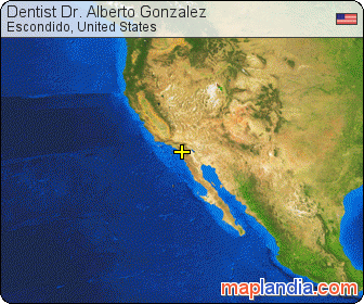 Dentist Dr. Alberto Gonzalez satellite map