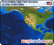 Terry Hudkins State Farm Insurance satellite map