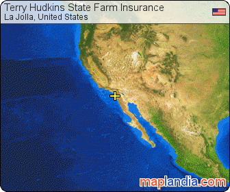 Terry Hudkins State Farm Insurance satellite map