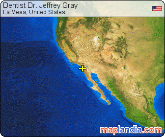 Dentist Dr. Jeffrey Gray satellite map