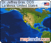 Dr. Jeffrey Gray, DDS satellite map