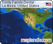 Trinity Family Dental satellite map