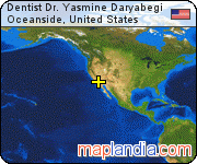 Dentist Dr. Yasmine Daryabegi satellite map