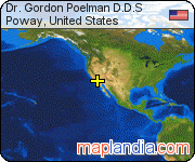 Dr. Gordon Poelman D.D.S satellite map