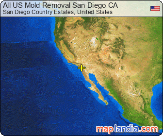 All US Mold Removal San Diego CA satellite map